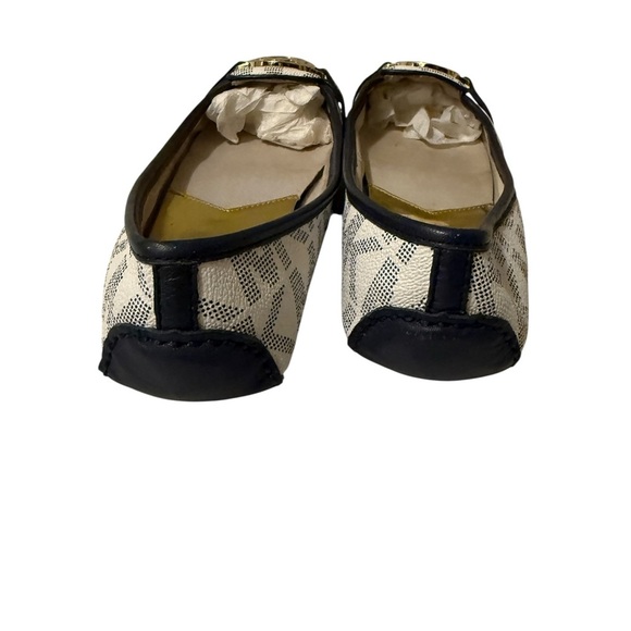 Michael Kors Beige and Black Loafers - Picture 5 of 10